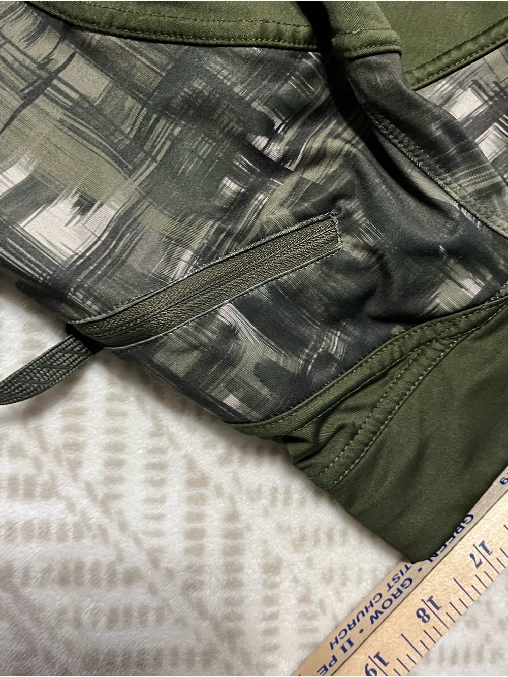 Hylete Men’s XXL Olive Green Athletic Drawstring Shorts - Picture 6 of 7